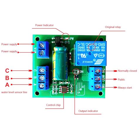 Taidacent 5v 12v Automatic Water Level Control Switch Liquid Level