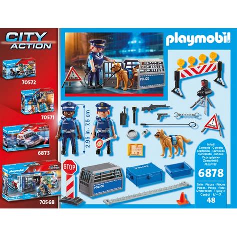 PLAYMOBIL 6878 City Action Polizei Straßensperre Konstruktionsspielzeug