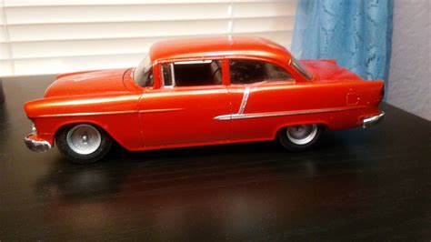 1955 Chevy Bel Air Sedan Plastic Model Car Kit 125 Scale