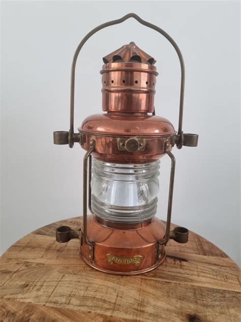 Anchor Scheepslamp 1 Glas Koper Messing Catawiki