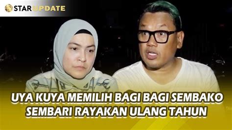 Sederhana Tapi Mewah Uya Kuya Rayakan Ulang Tahun Bagi Bagi Sembako Ke