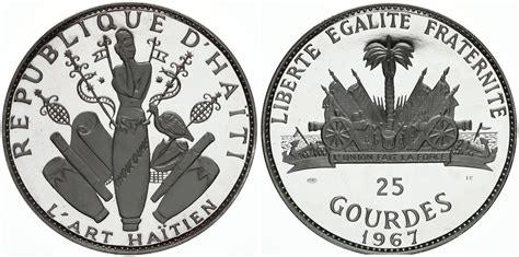 Numisbids The Coin House Auction 11 Lot 383 Haiti Republic 25