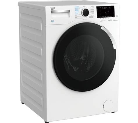 BEKO Ultrafast RecycledTub WDEY854P44QW Bluetooth 8 Kg Washer Dryer