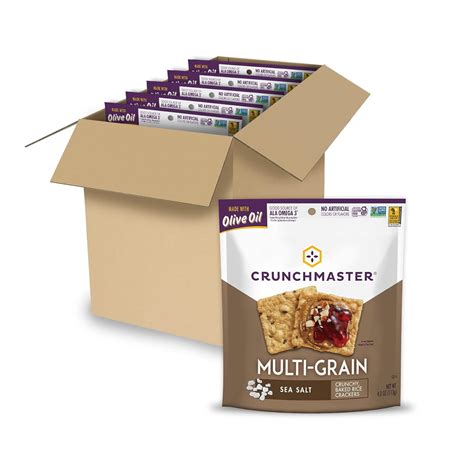 Amazon Crunchmaster Gluten Free Multi Grain Sea Salt Crackers 4oz