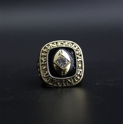 1969 Minnesota Vikings super bowl championship ring size 11（398）