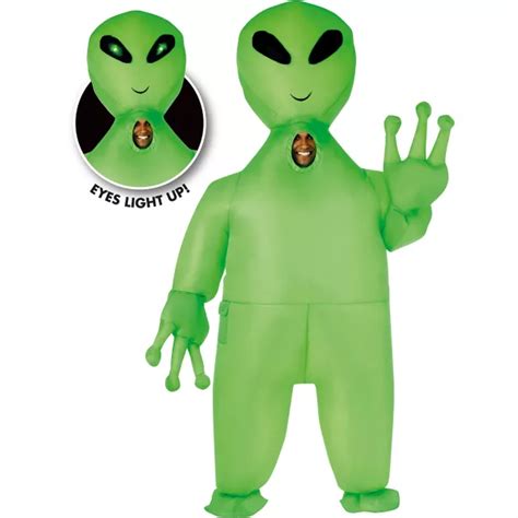 Adult Inflatable Alien Costume Spencer S