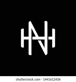 Initial Letter H N Hn Nh Stock Vector Royalty Free 1441612436