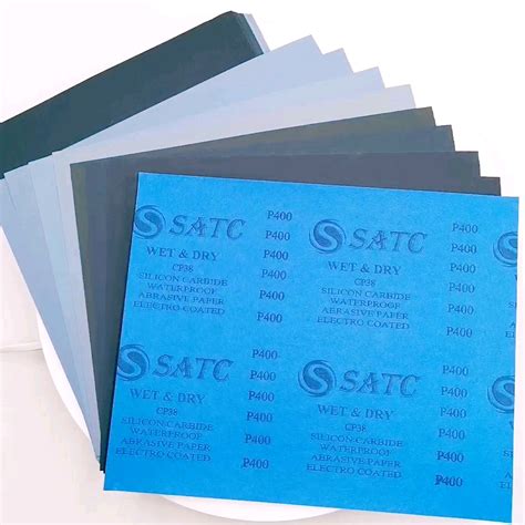 Satc Premium Latex Paper Assorted Grit 4006008001000120015002000