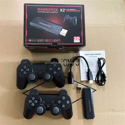 Newest 4k Hd Gd10 X2 Plus Mini 3d Game Stick 64gb Video Game Consola