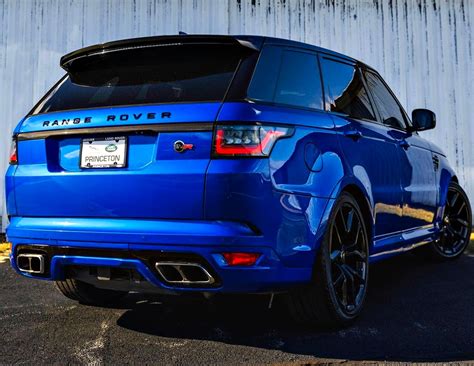 2021 Racing Blue Range Rover SVR Carbon Edition