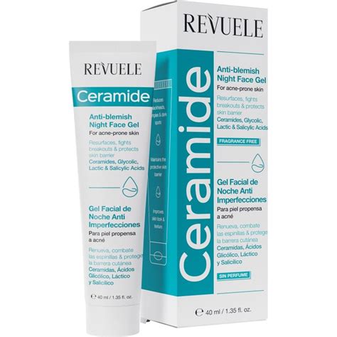 Revuele Ceramide Gel Facial De Noche Anti Imperfecciones Perfumerias