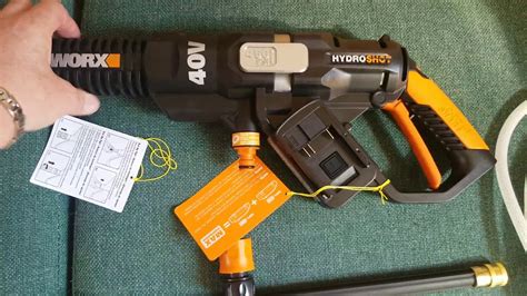 Worx 40volt Hydroshot Pressure Washer Youtube