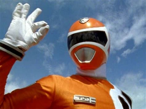 Boom Ranger Spd 0 Laranja Power Rangers Anime Ranger