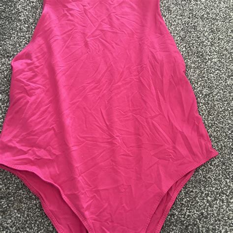 Pink Body Suit Depop