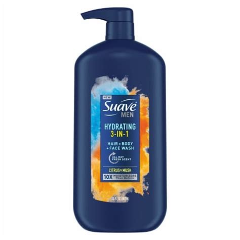 Suave Men 3 In 1 Body Wash 30 oz, 1 Bottle, 30 oz - QFC