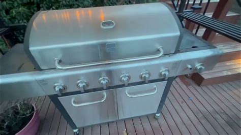 Kenmore 6 Burner Propane Grill With Side Burner Wow Youtube