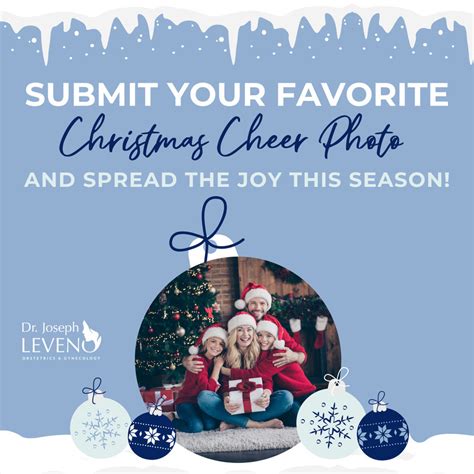 Reminder Of Dr Leveno S Christmas Photo Submissions Spread The Joy