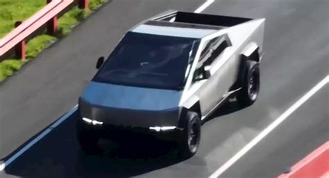 Tesla Cybertruck Inches Closer To Production As It S Spotted Out On A