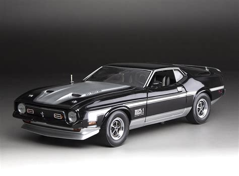 1971 Ford Mustang MACH 1 – Raven Black – sunstarmodelcars