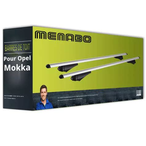 Porte Bagage Pour Opel Mokka Type J Menabo Tiger Barre De Toit Top