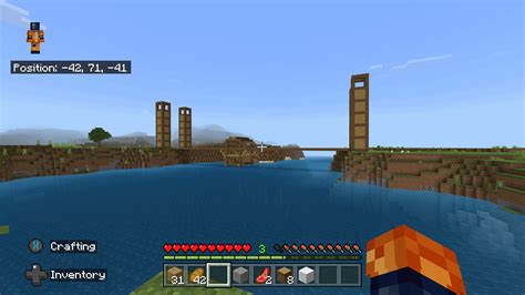 My bridge I made in survival! (ask what happened to the forests) : r ...