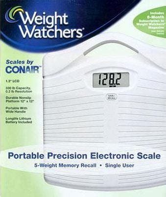 Weight Watchers Scales By Conair Portlable Precision Electronic Scale