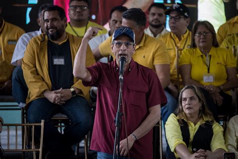 Capriles Lanza Su Candidatura Para Las Primarias Presidenciales En