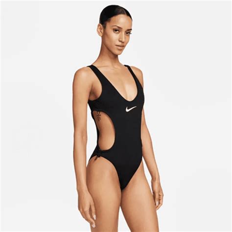 Nike Swim Womens Cut Out One Piece Swimsuit The Summit At