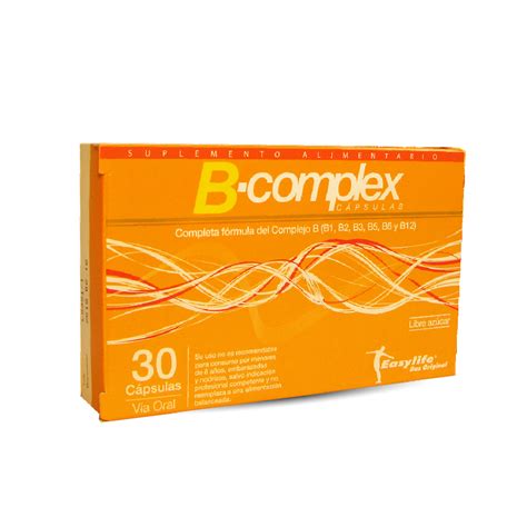 B Complex 30 Cápsulas Farmacias Cruz Verde