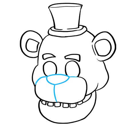 How To Draw Freddy Fazbear From Five Nights At Freddys Drawings