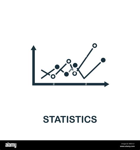 Statistics icon symbol. Creative sign from science icons collection ...