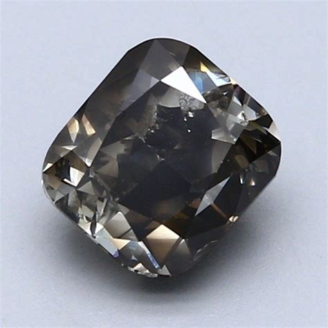 1 Pcs Diamond Natural Coloured 2 03 Ct Radiant Fancy Dark