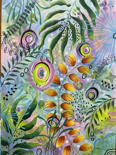 Pin By Amy Johnson On Watercolor Etc In 2024 Abstract Flower Art Art