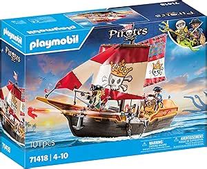 Playmobil 71418 Barco Pirata Amazon Mx Juguetes Y Juegos