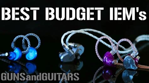 Best Budget In Ear Monitors Universal Fit Iems Youtube