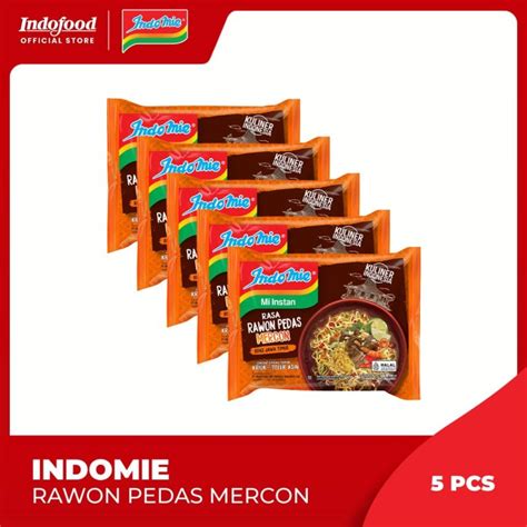 Promo 5 Pcs Indomie Kuah Rawon Pedas Mercon Kota Tangerang Selatan