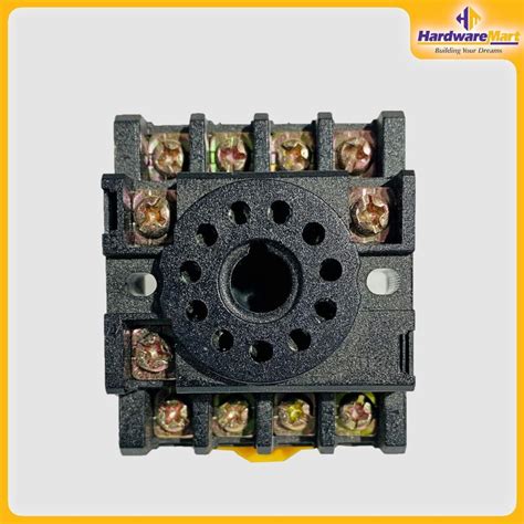 Electrical Accessories Relay Base 11 Pin 113 Hardwaremart