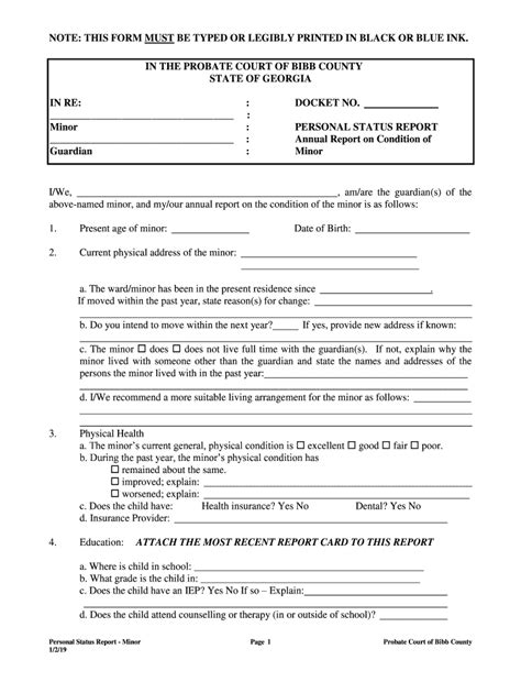 Personal status form: Fill out & sign online | DocHub