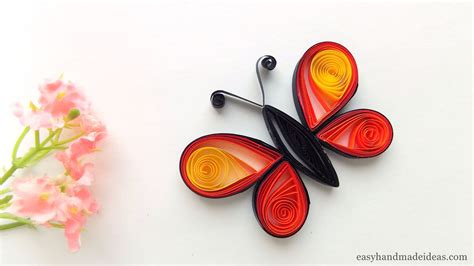 How to Make a Quilling Butterfly: 19 Steps with Photo