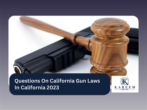 Common Concerns About California Gun Laws In 2023