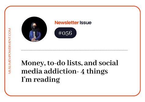 Money To Do Lists And Social Media Addiction 4 Things I M Reading