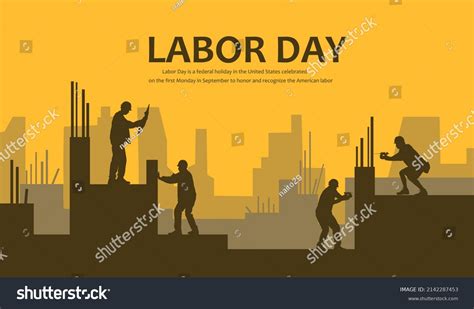 Silhouette Engineer Construction Team Working Sitevector Stock Vector