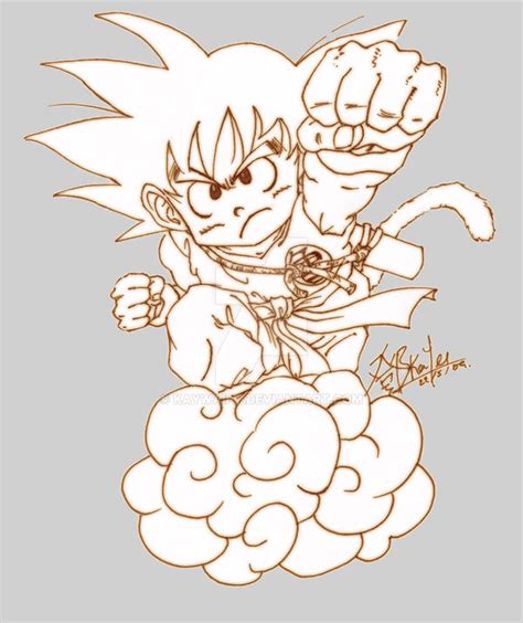 Goku By Kaywaii T On Deviantart