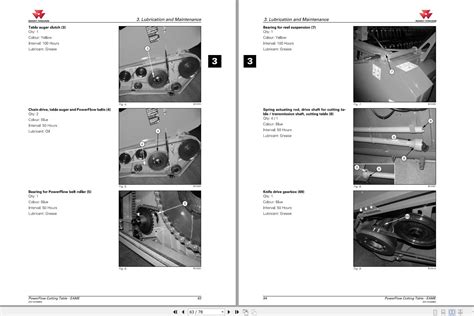 Massey Ferguson PowerFlow Table Operator Manual Auto Repair Manual