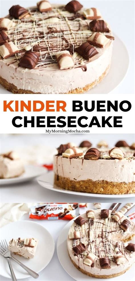 No Bake Kinder Bueno Cheesecake My Morning Mocha