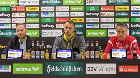 25 Spieltag SGD SVS Pressekonferenz Vor Dem Spiel YouTube