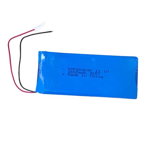 Customize Lithium Batteries Dtp204090 3s1p 11 1V 2600mAh Li Polymer