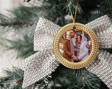 Custom Wedding Photo Ornament Custom Wedding Ornament Personalized