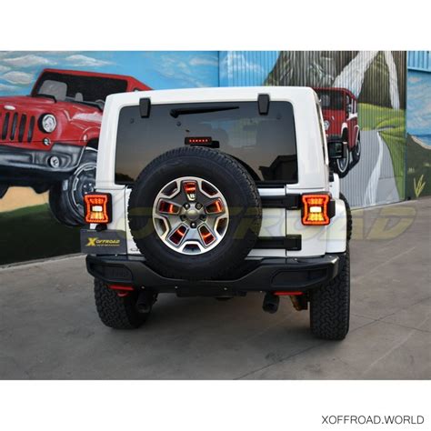 Kit Faros Traseros Led Ahumados Ue Jeep Wrangler Jk Serie Sunlight