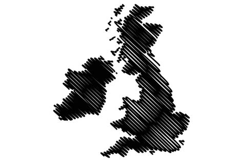 Doodle Uk Map Vector Art Stock Images Depositphotos